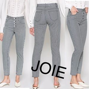 JOIE Aerindis high-waits Pants stripped casual classic summer style summer style